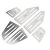 6PCS Motorcycle Foot Pedal Aluminum Alloy Comfortable Enhanced Stability Motorcycle Footrest Set