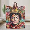 Плед Michael Jackson MJ Tour 2026 Различные размеры Супермягкий и теплый Пледы для дивана, кушетки и кровати