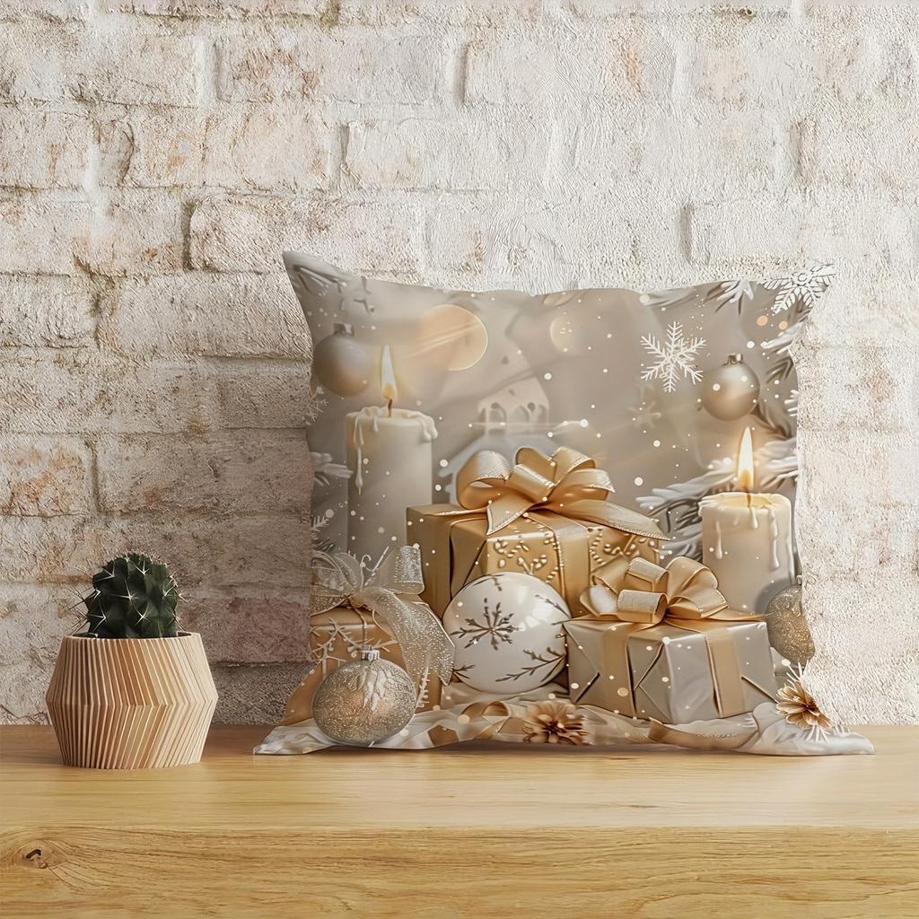 Christmas Decoration Pillowcase Merry Christmas Holiday Party Pillow Cover Sofa Cushion Suite Room Home Decoration