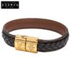 M6781 Monogram Canvas/leather Bracelet Brown / Black / goldUsed