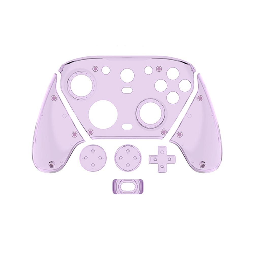 

Magnetic Gaming Controller Protective Case Transparent Replacement Clear Shell Decorative Housing Cover for GameSir G7 Pro фіолетовий