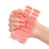 1 Set Gel Nail Strips Full Wrap Stickers Self Adhesive Art Decals Easy Removal Nail Stickers for Strengthening Nails