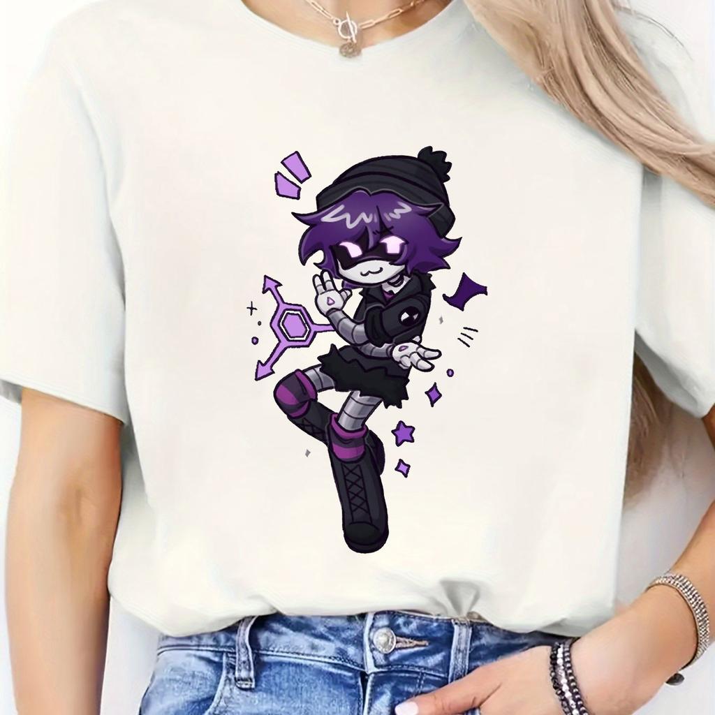 Anime Murder Drones Uzi Tshirts Wounisex Unisex Fashion Tees Funny Unisexga High Quality Cartoon Graphic Short Sleeve Unisex Casual Tops