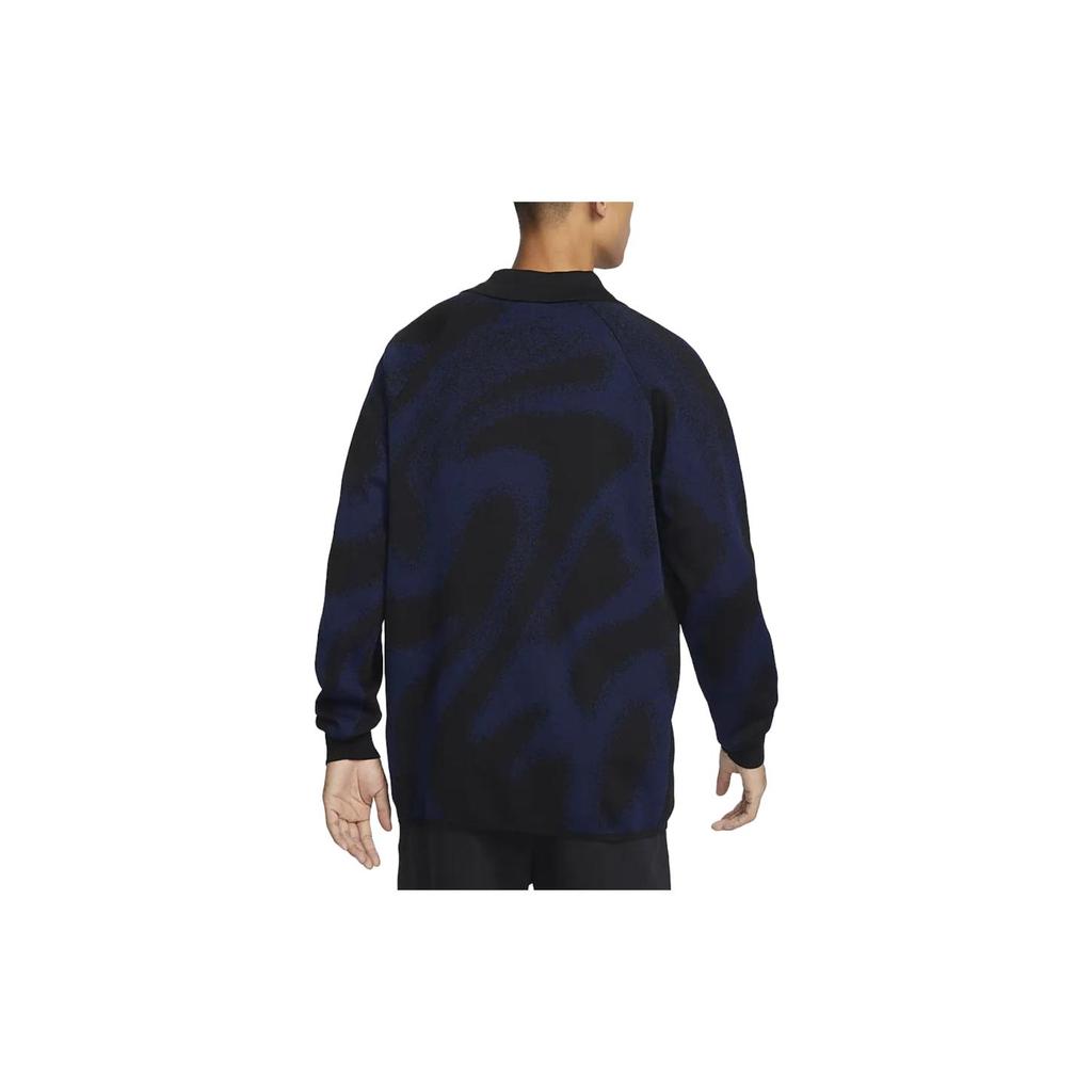 Nike Sweaters Men's Dark Navy Blue Lapel Moderate Other FD7285-410