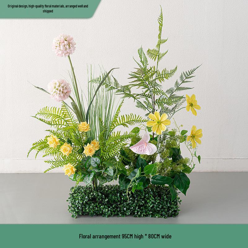 Greenery and Floral Art Installation for Open Spaces and Window Displays