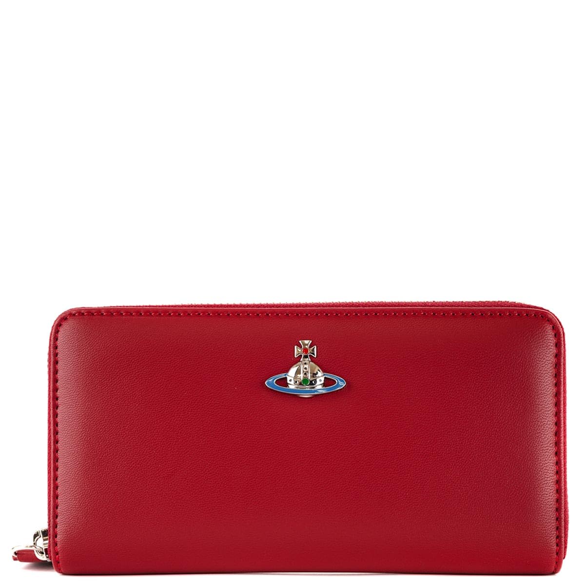 

Long Wallet 51050023 L001L NAPPA CLASSIC ZIP ROUND WALLET H404PF [Vivienne Westwood] Women s RED/SILVER Red/Silver [Item]