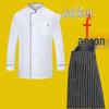 Men's Long Sleeve Chef Uniform for Restaurant, Catering, and Hotel Settings