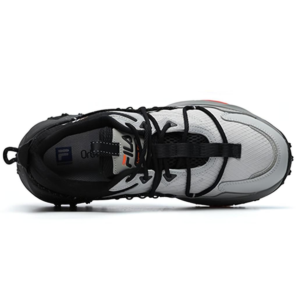 Fila Outdoor Running Shoes 'Black Gray Orange' Men's A12M142208FMB