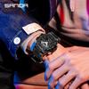 Sanda Harajuku-Style Black Technology Luminous Sports Electronic Men's Watch