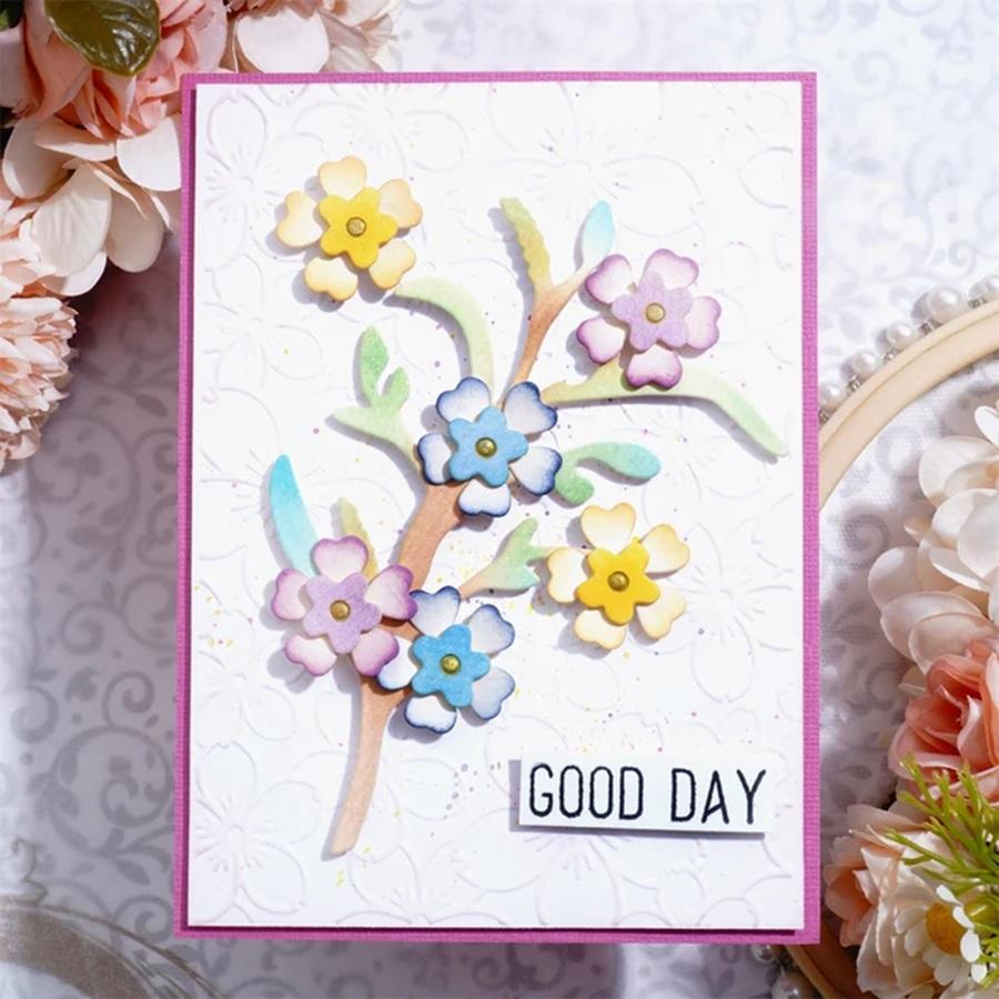 Flower Die Cuts for Card Making,Cutting Dies, Metal Die Cutting Mold, Scrapbooking Dies, DIY Etched Embossing Stencil for Crafts