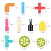 Children's Pipe Building Blocks Toy Assembly Plastic Water Pipe Educational Interactive Diy Toy For 3 Years Old Kindergarten