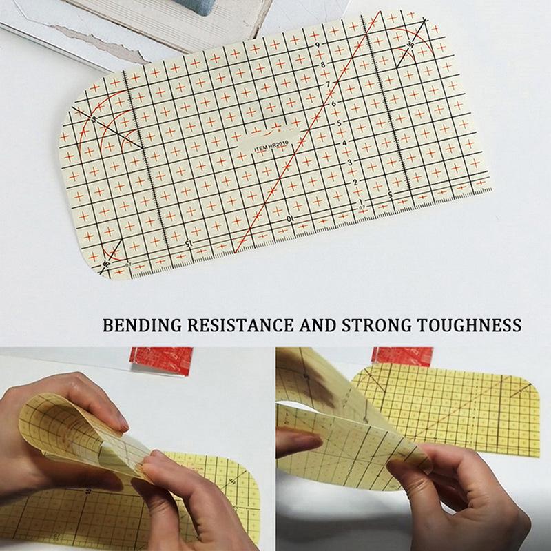 1 STÜCKE Patchwork Lineal Quilten Regel Bügeln Lineal Messwerkzeug Heißer Patchwork Schneiderhandwerk Tuch Schneidelineale DIY Nähwerkzeuge