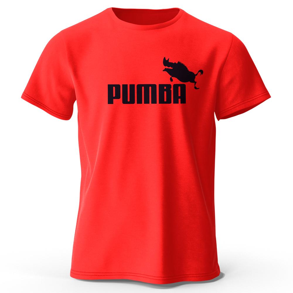 Joke The Pumba Printed Men s T-Shirt Cotton Oversized Funny Graphic Tees for Men Summer Tops XXL красный 1890₽