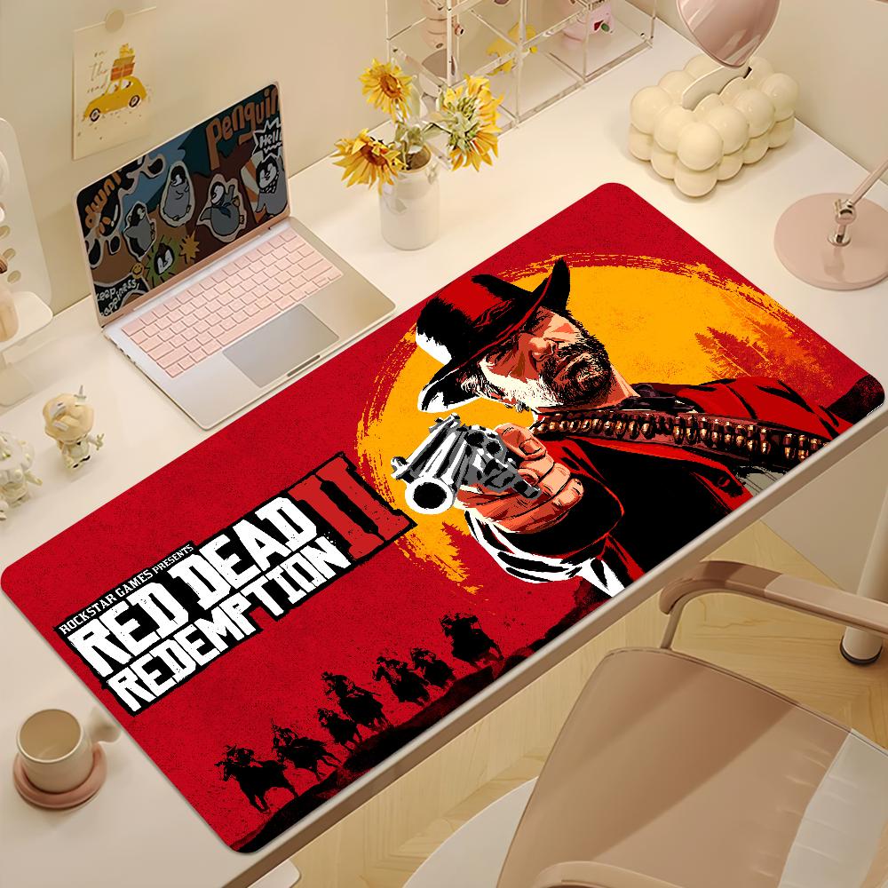 Red Dead RRedemption 2 Mouse Pad NonSlip Thickened Mousepad Large Writing Lockedge Gaming Cushion Office Student