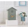 Silent ABS Cuckoo Clock Wall Mounted Alarm House Shaped Telling Time Electronic Desk Clock for Home Office Kids Room