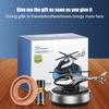 Napelemes Forgó Helikopter Napelemes Aromaterápiás Autós Légfrissítő Ötvözet+ABS Fa Illat Automata Aroma Diffúzor