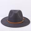 Popular European and American classic simple flat-brimmed top hat men's and women's fashionable and elegant versatile jazz hat top hat