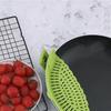 Silicone Clip On Pan Strainer  Heat Resistant Food Draining Coliper For Pasta Vegetables & Pot Draining Universal Fit Kitchen Ga