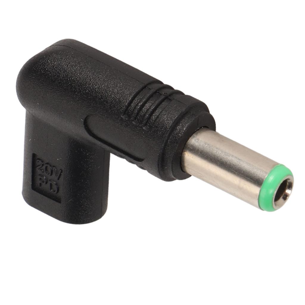 Female Type C to DC Adapter 6.3x3.0mm 18.5 to 20V 100W PD Fast Charge Type C Female to DC Male Adapter for Laptop