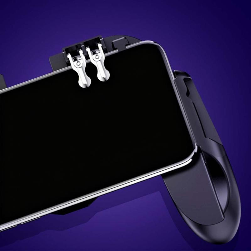 Verstellbarer Mobile Game Controller Vier-Finger-Verbindung Mobile Gaming Trigger 4 Falke Verstellbare Halterung Stecker und für