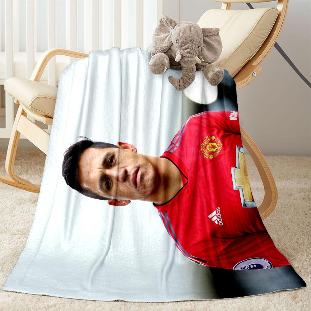 Arsenal Player Action Blanket Warmthful Decor Great for Picnics Office Sofa All-Season Use Digital Print Gifts For Family Or Friends