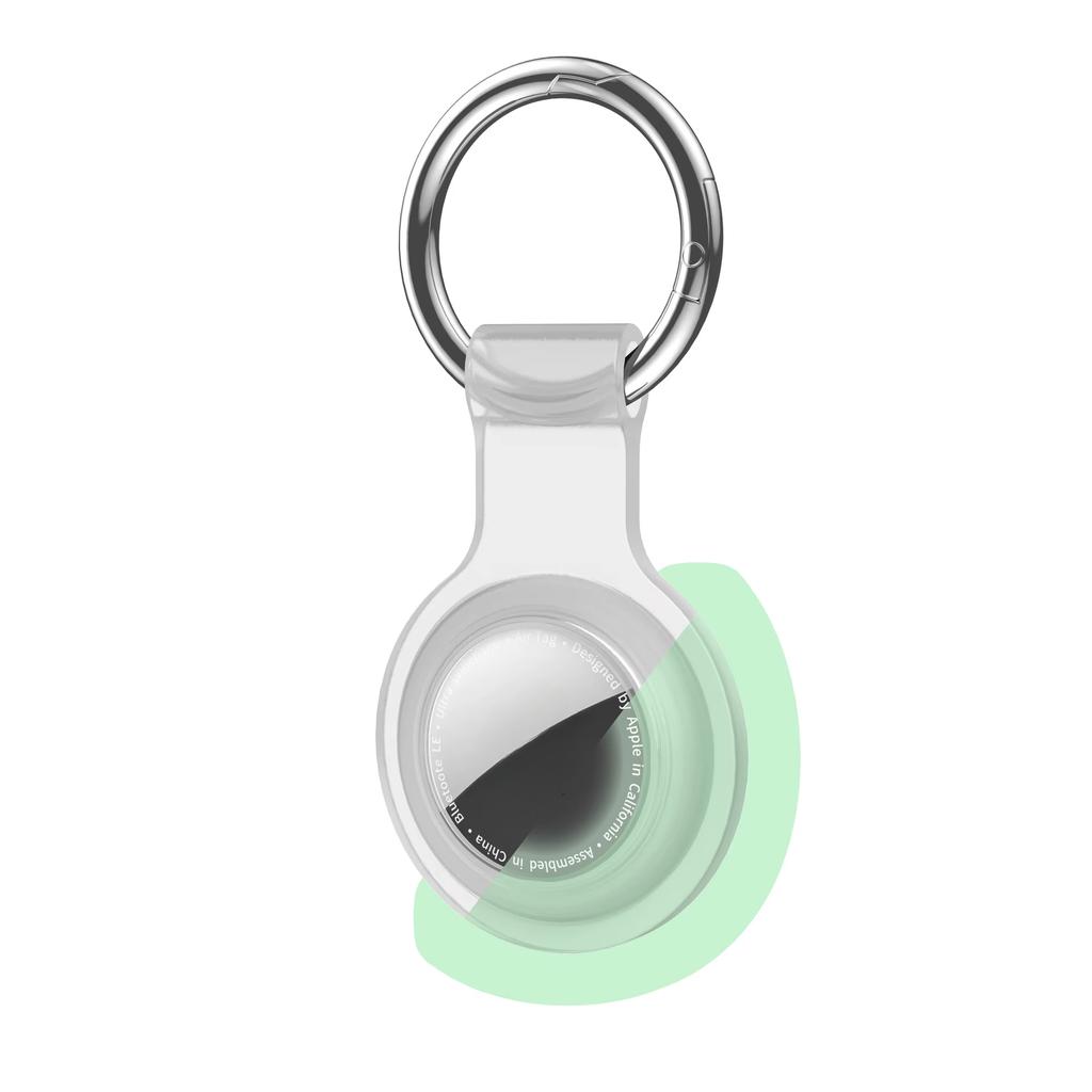 Keychain For Apple AirTag Silicone Protective Case Cover Key Chain Anti-Loss Ring AirTags Accessories for AirTag Pendant