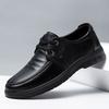Casual Leather Shoes 22 Spring and Autumn Dress Leather Shoes Casual Soft-soled Leather Shoes