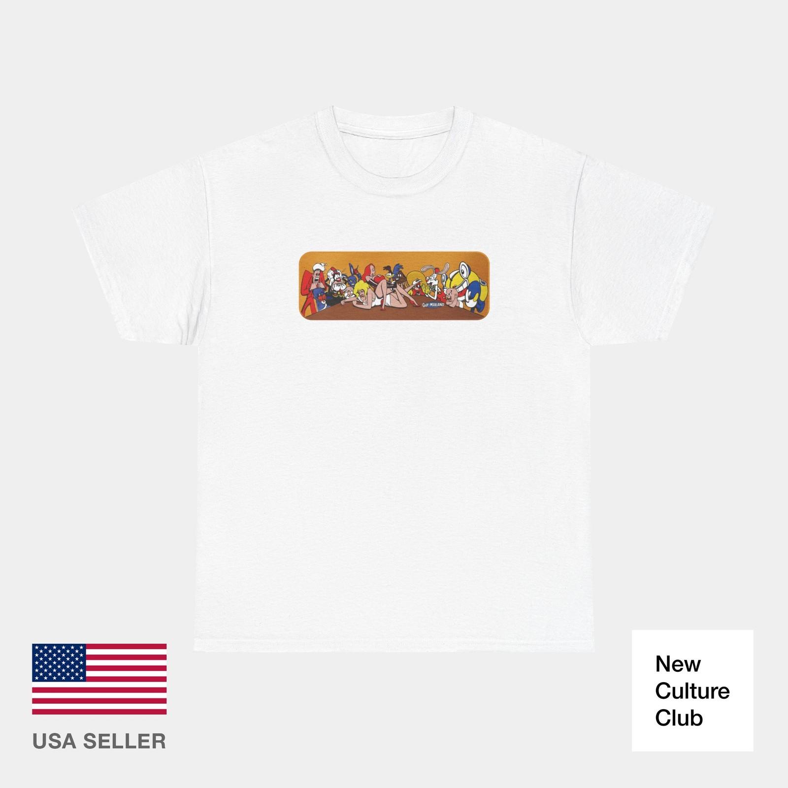 Classic Blind Skate Guy Mariano Cartoon Brawl 90s Controversial T-Shirt Print S разноцветный