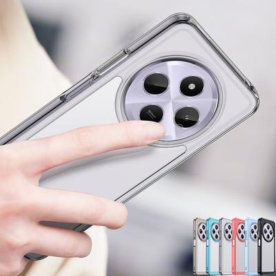 For Xiaomi POCO C75 Case Transparent PC Luxury TPU Silicone Cover POCO C75 Case TPU Phone Protector Case POCO C75 Cover