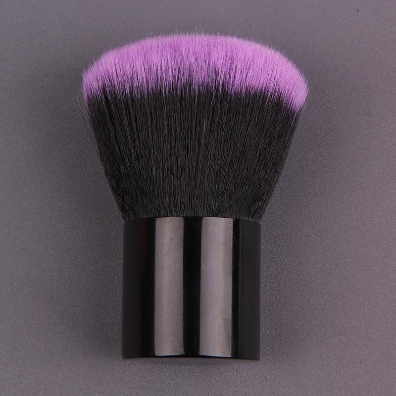 Large Kabuki Blush Brush with Mushroom Head for Loose Powder and Setting Makeup