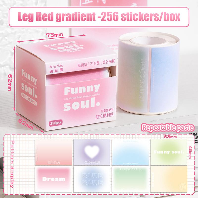 

256 листов Kawaii Kapibala Sticky Notes Креативный выдвижной отрывной блокнот Многофункциональные липкие заметки Канцелярские принадлежности Подарки для студентов