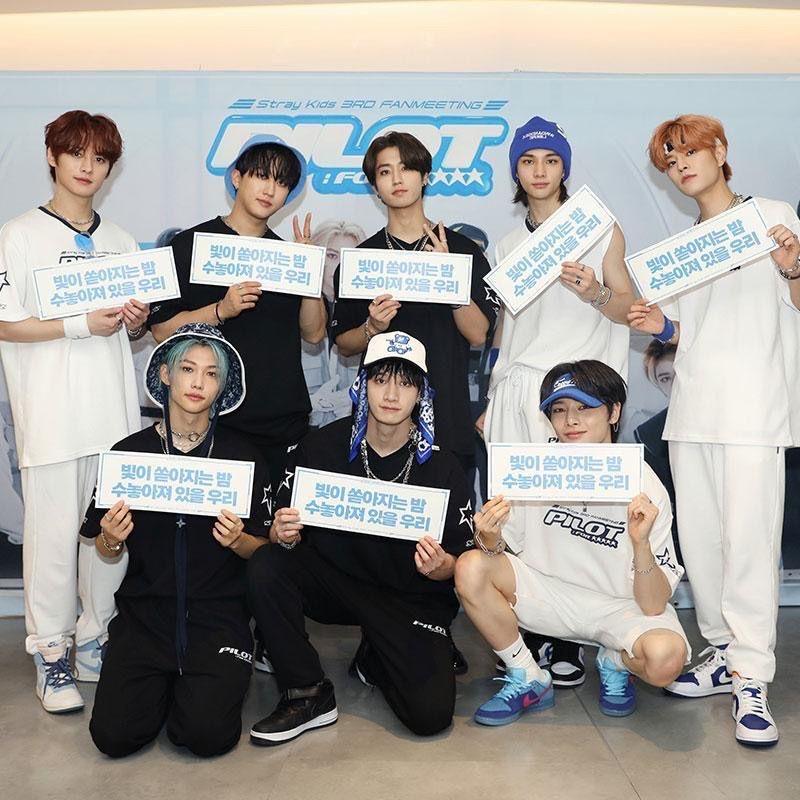 Straykids PILOT Tričko Kpop Hviezda Tričko