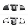 Car ABS Carbon Fiber Texture Steering Wheel Button Cover Sticker Trim For VW Golf MK6 Tiguan PASSAT B7 CC Touran Jetta 2012-2014