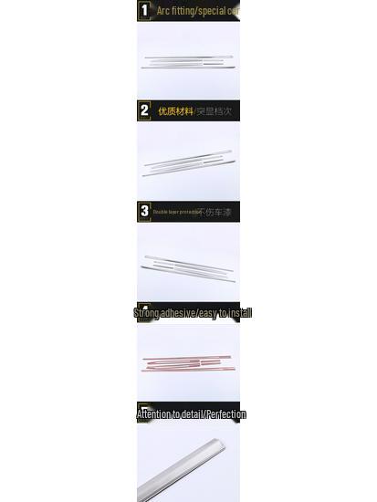 2020 CT4 Door Edge Protection Strips: Anti-Scratch Decorative Trim Stickers