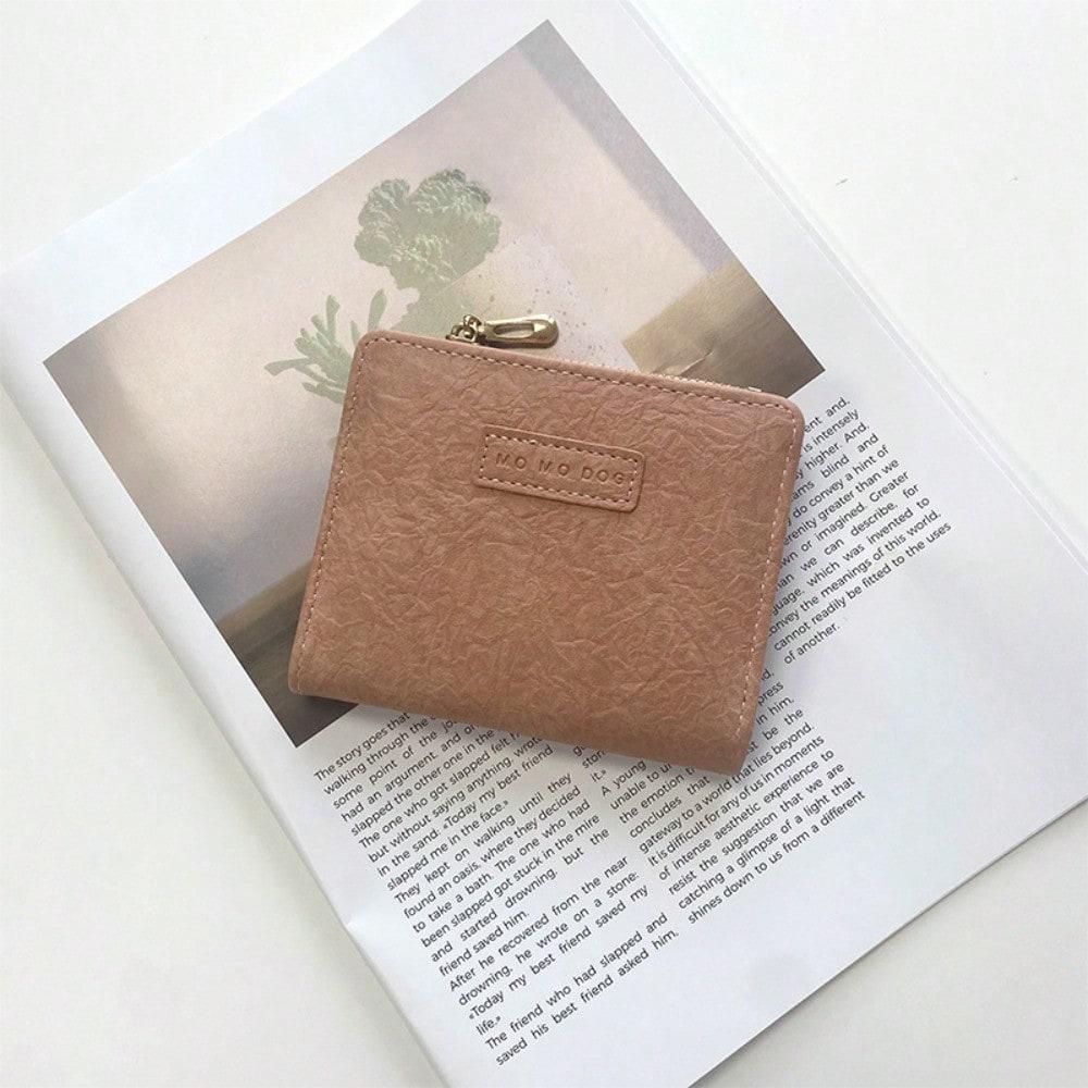 Korean Version Retro Folding Wallet Mori Retro Buckle Change Purse
