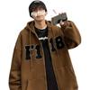 Oversized Men's Cardigan Hoodie - Spring & Autumn Trendy Design Jacket