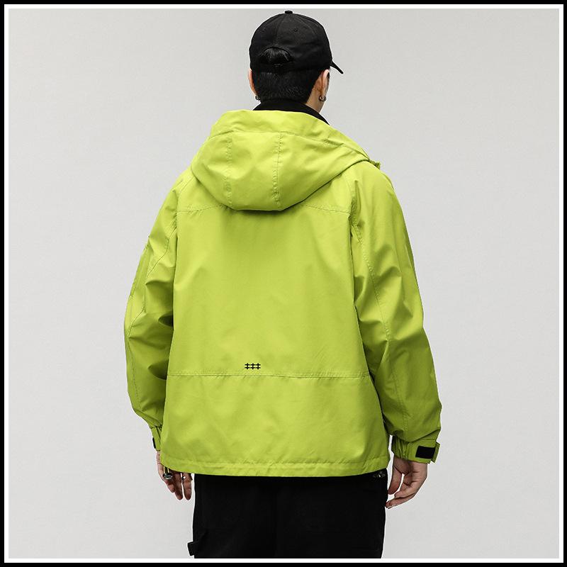 Waterproof And Windproof Three-In-One Jacket Cotton Jacket Men'S Season Fleece Functional Wind Jacket