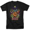Scooby-Doo! - And Shaggy Chased By Monsters - Adult Unisex T-Shirt - Black
