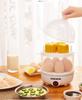 220V 1 Layer/2 Layers Automatic Shut-off Egg Steamer with Multi-function Mini Food Steaming Cooker Egg Boiler