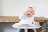 ezpz Fast Food Baby Baby Silicone Mat (Easy Peezy) Set, Food, Non-Slip Tableware, Dishes, (Light Gray)