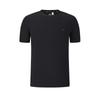 FILA Fitness Simple Sports Training Comfortable Versatile Breathable Knitted Short Sleeve T-Shirt Men Tops Deep-Black A11M621109FBK