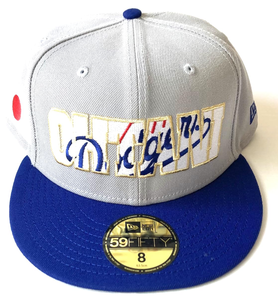 

[MLB] [International Exclusive] Shohei Ohtani 50-50 Commemorative Cap, Size 8, 59FIFTY, Official Los Angeles Dodgers [Parallel Import]
