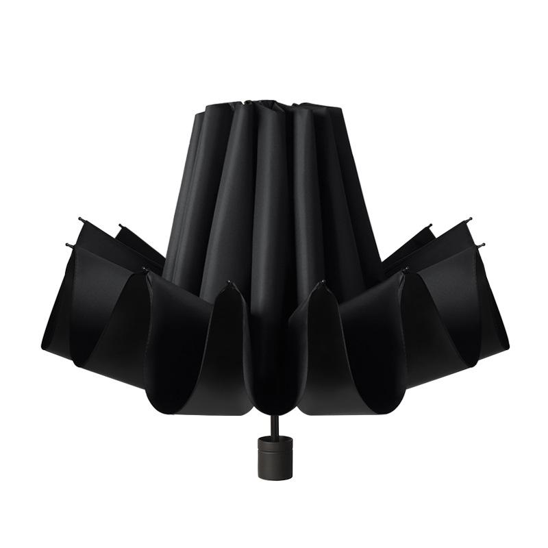 11 Bone Enlarged, Thickened and Reinforced Double Umbrella Vinyl Sun Protection and UV Protection Parasol Sun Umbrella for Weather and Rain