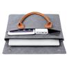 Large capacity solid color briefcase business commuter men's and women's A4 file bag 15.6 inch laptop bag exhibition bag
