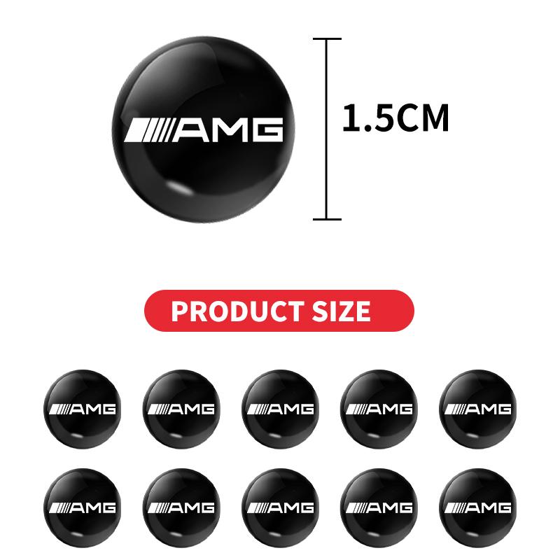 Car Sticker 2/5/10Pcs Car Door Lock Keyhole Stickers Anti-blocking For Mercedes Benz A B C S Class AMG GLA CLA GLC W176 W221 W20