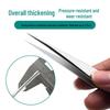 DIY Stainless Steel Curved Tip Anti-static Tweezers for Bird's Nest Handling and Eyelash Extensions