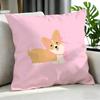 Cartoon CCute Corgi Cushion Cover Cushion Cover Set Pcs X X X Pillowcase Decorative Sofa Home Decor