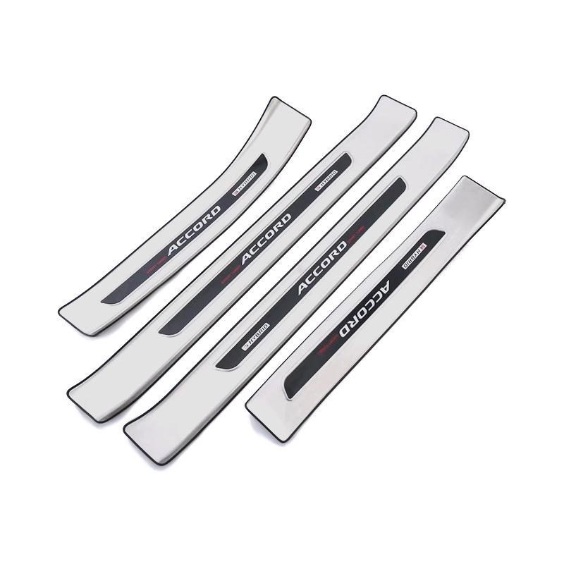 Protecție prag bară spate Honda Accord generația a 10-a - Oțel inoxidabil