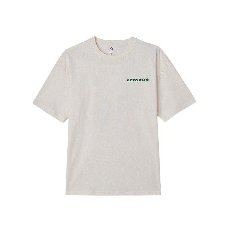 Converse Instrument Logo T-shirt Asia Sizing White Unisex 10024876-A01 XXXL