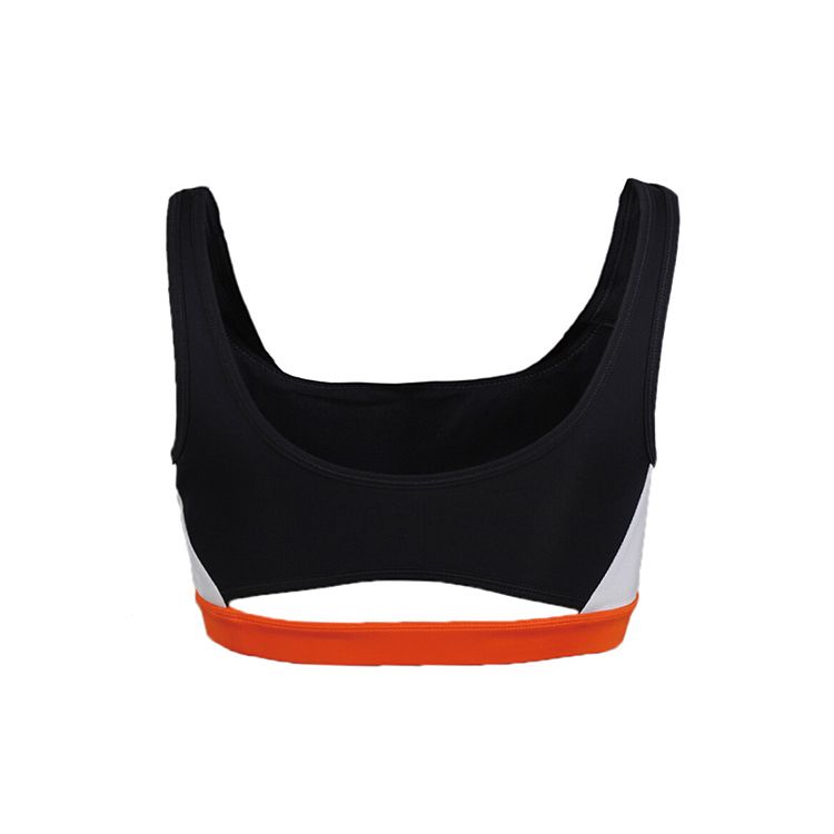 Nike Swoosh Icon Clash Dri-FIT Medium Support Sports Bra Women Underwear Black White Orange CJ0707-010